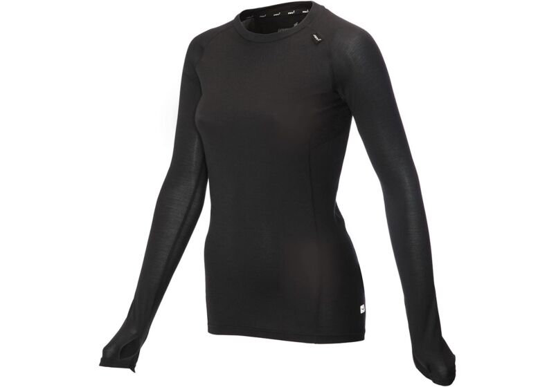 Inov-8 Merino Long Sleeve Womens Base Layer Black Philippines 16830OWRI